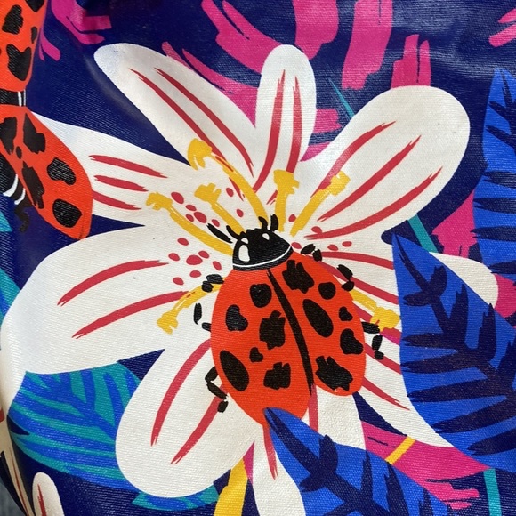 CHALO SEATTLE Eden Collection LADY BUGS slouchy purse bag & make-up bag whimsy - Picture 9 of 16